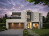 Modern Australian House Design M5009-A by Australian House Design Group, showcasing the exterior front view of the architectural style.
