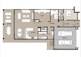 Modern Australian House Design M5009 by Australian House Design Group, showcasing contemporary architecture and exterior features.
