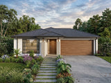 Traditional Australian House Design T2002 by Australian House Design Group, showcasing the detailed exterior architecture and roofing.