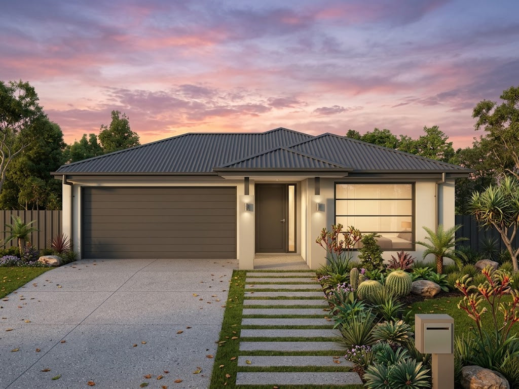 Traditional Australian House Design T3019 by Australian House Design Group, showcasing the front exterior with detailed architectural features.