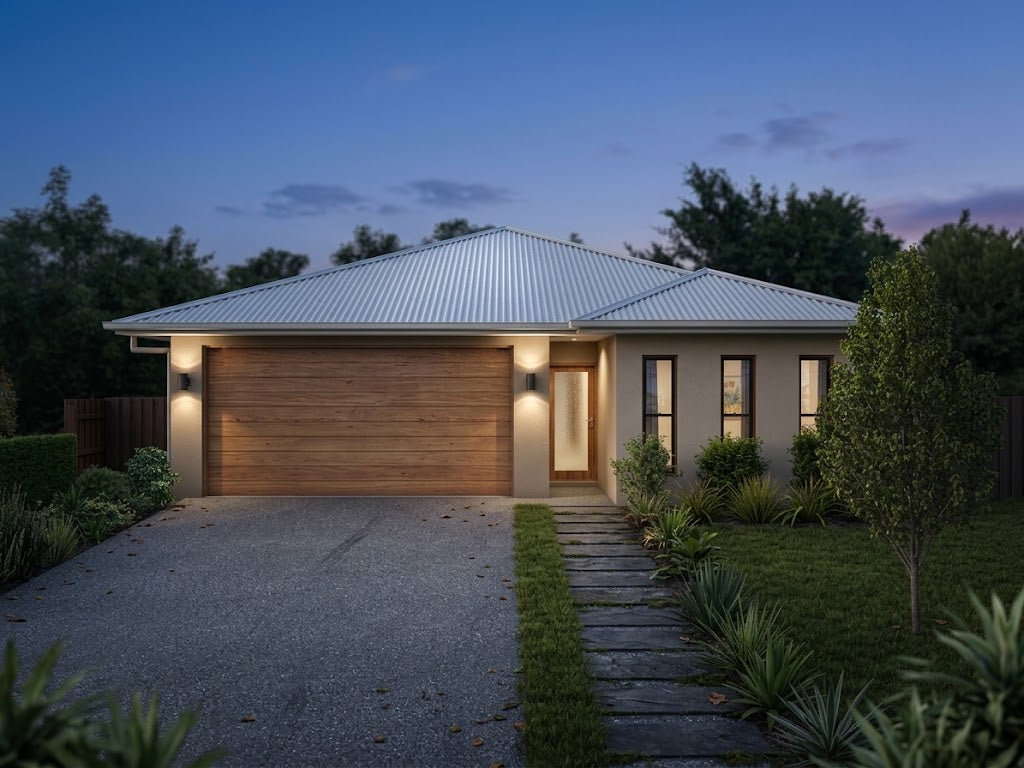 Traditional Australian House Design T4004-A by Australian House Design Group, showing detailed exterior features and architectural style.
