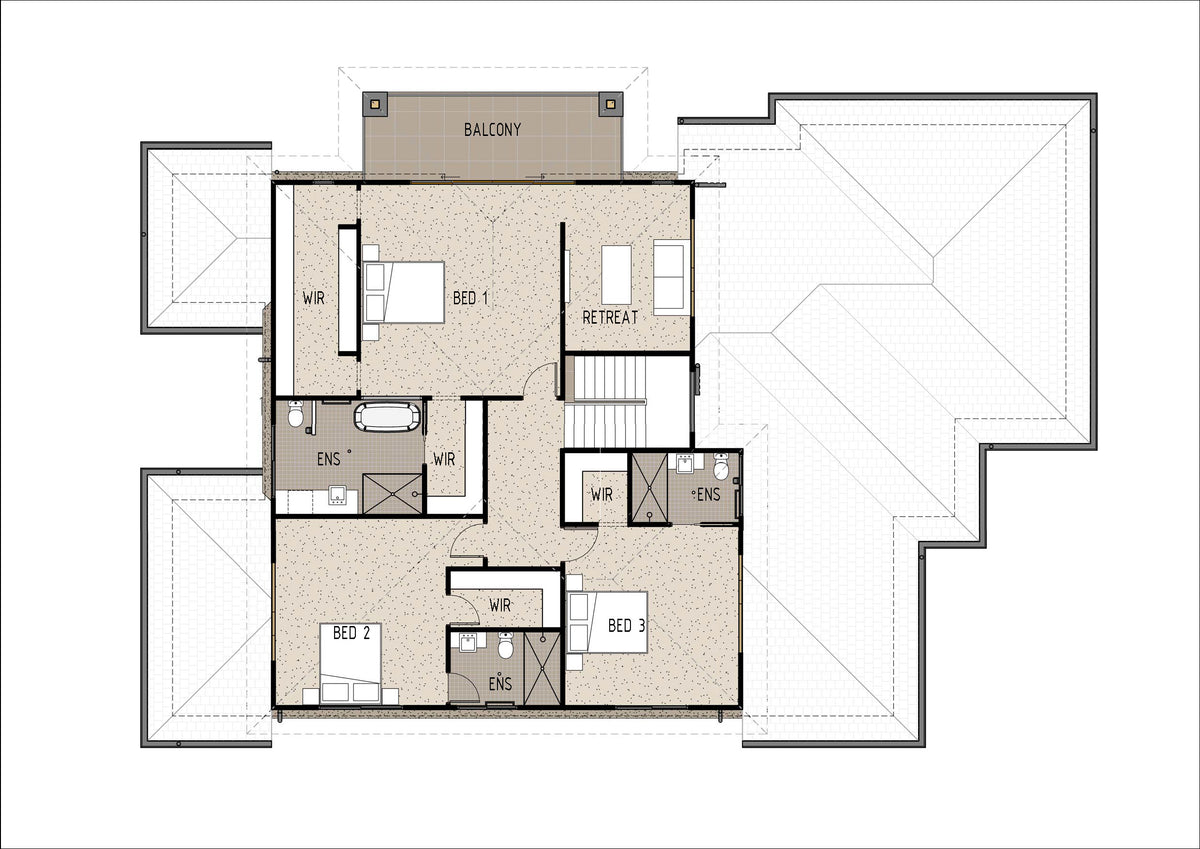 Traditional Australian House Design T4009-A by Australian House Design Group, showcasing classic architectural features and detailed exterior.