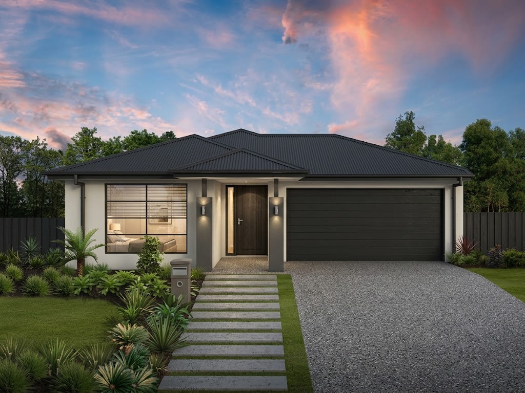 Traditional Australian House Design T4028-A by Australian House Design Group, featuring classic architectural details and a front view.