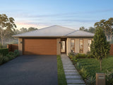 Traditional Australian House Design T5008-A by Australian House Design Group, featuring a detailed front view of the architectural plan.