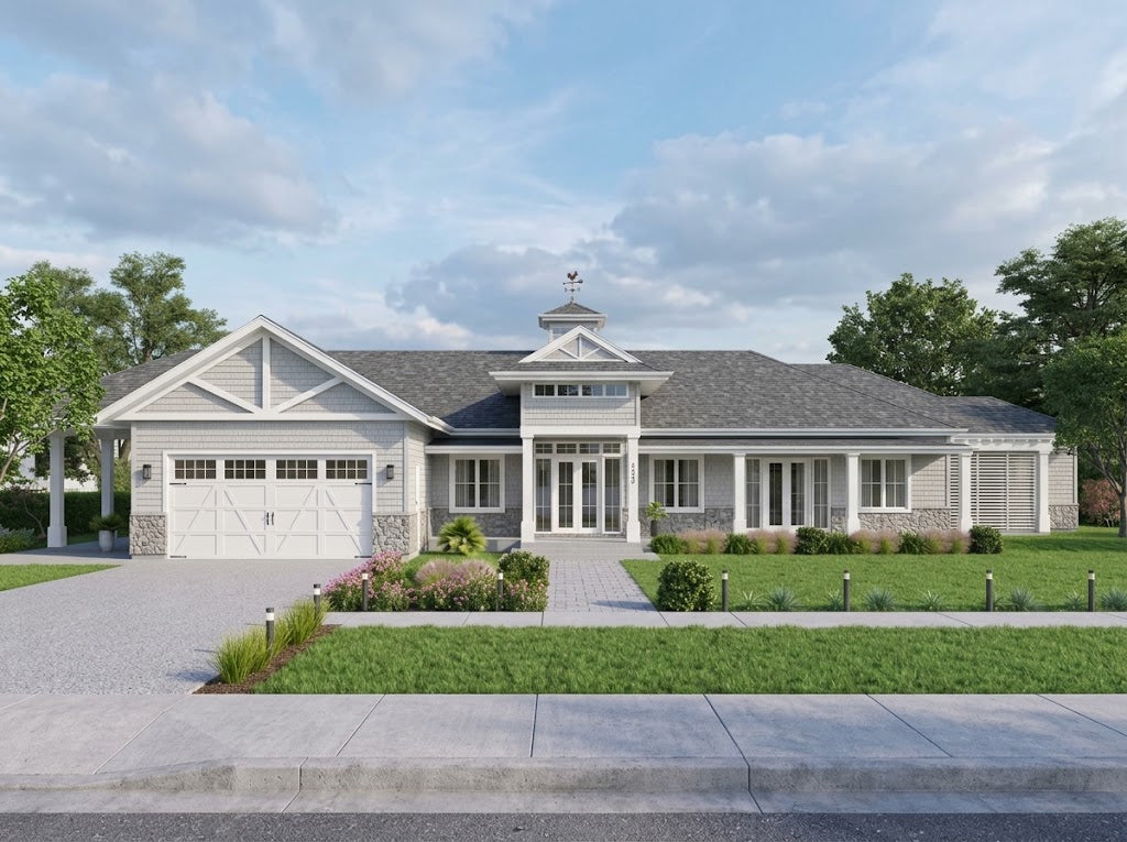 Australian House Design Group Hamptons model H4007 exterior view showing classic architectural features and elegant coastal style