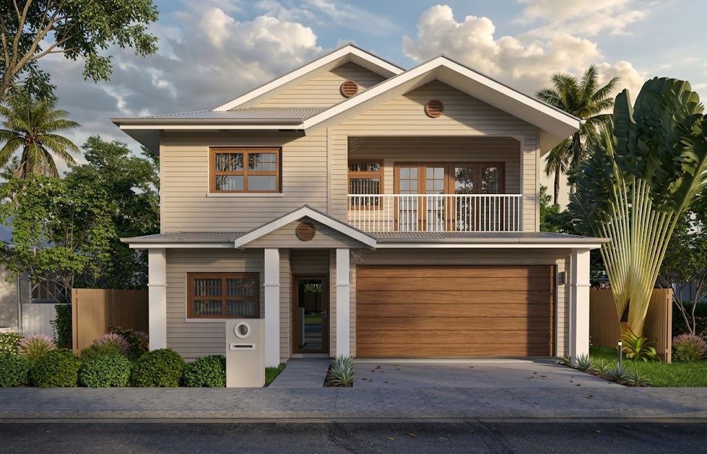 Australian House Design Group Hamptons H4010 exterior home image showing elegant architectural details and classic Hamptons style.