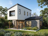 Australian House Design Group GF1007 granny flat exterior view showing modern design and compact structure.