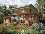 Australian House Design Group GF1008-B granny flat exterior view with modern design and neutral color palette.