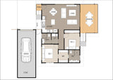 Australian House Design Group GF2011 Granny Flat exterior view showing modern design and spacious layout.