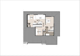 Australian House Design Group D3002 duplex plan showing detailed blueprints and modern exterior views of the two-family home.