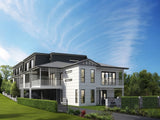 Unit Developments UD5002 by Australian House Design Group, modern residential building exterior with clean lines and contemporary design.