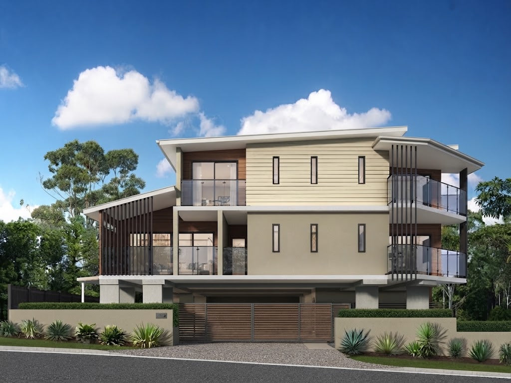 Australian House Design Group UD6001 Unit Developments architectural model showing building layout and design features