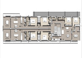 Australian House Design Group UD6002 unit development model showing building layout and architectural features.