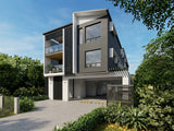 Australian House Design Group UD6002 unit development plan showing modern residential building layout and architectural details.