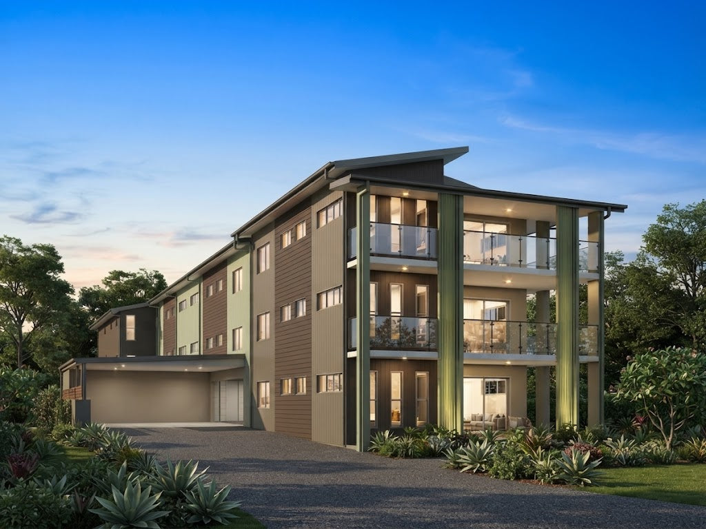 Unit Developments UD9001 by Australian House Design Group, modern residential building exterior with sleek design and large windows.