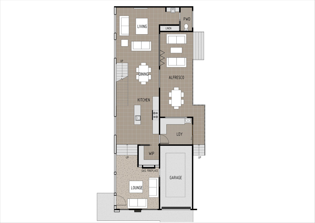 Modern Australian House Design M3011 by Australian House Design Group, showcasing contemporary architectural features.