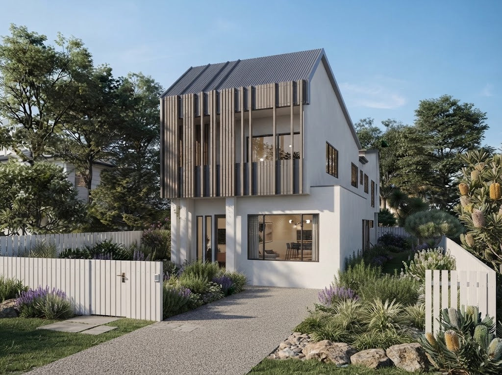 Modern Australian House Design M3011 by Australian House Design Group, showcasing contemporary architectural features and clean lines.