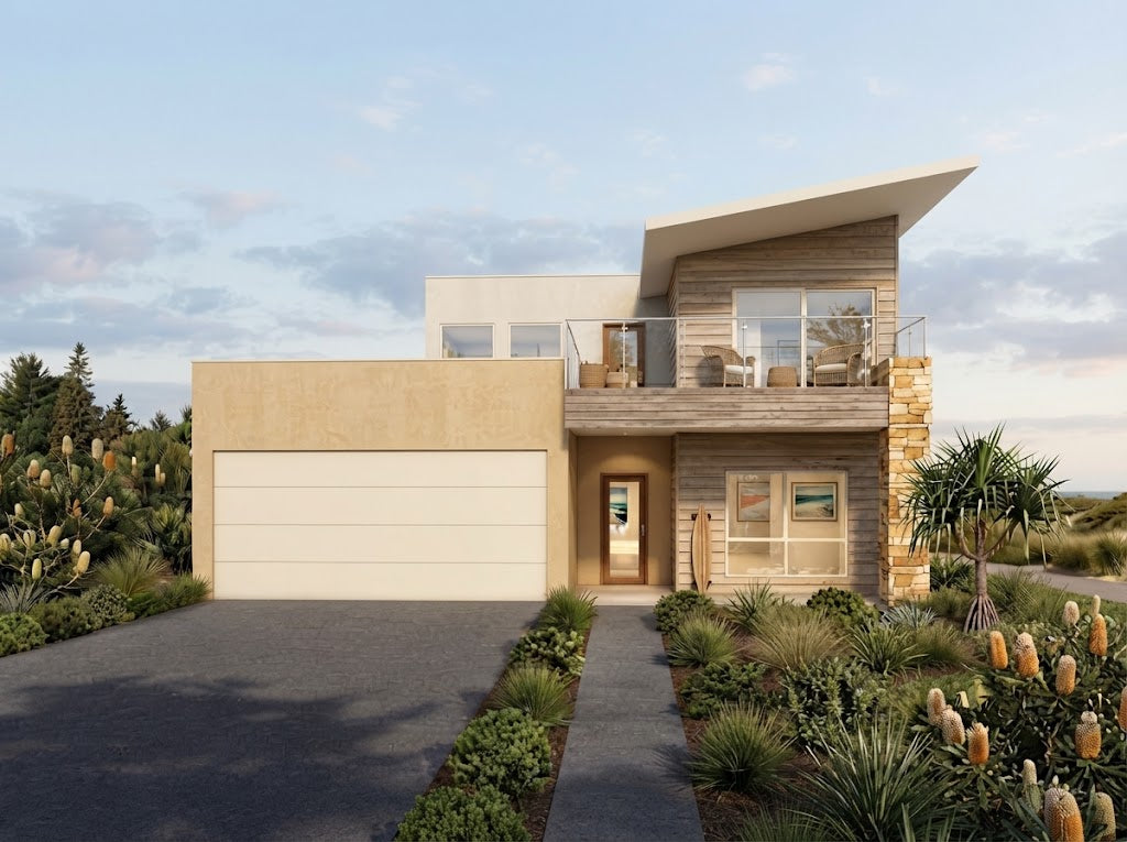 Modern Australian House Design by Australian House Design Group, featuring contemporary architecture and stylish exterior details.