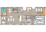 Modern Australian House Design M4042-A by Australian House Design Group featuring sleek architectural details and contemporary style.