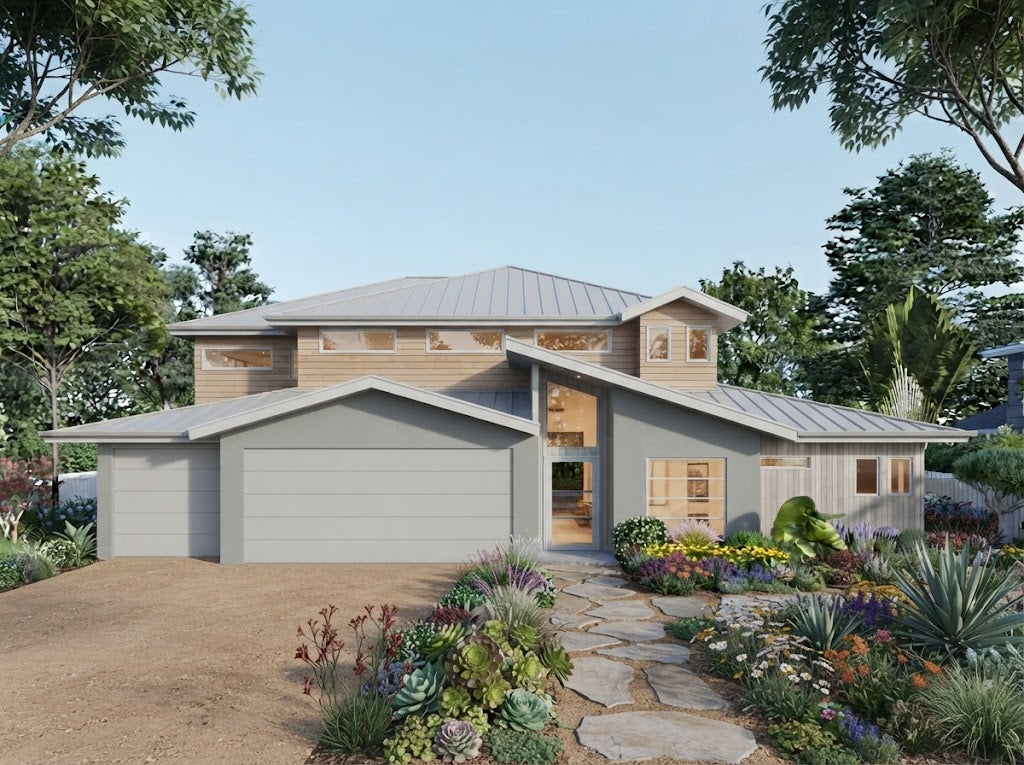 Modern Australian House Design by Australian House Design Group, showcasing sleek architectural features in a contemporary style.