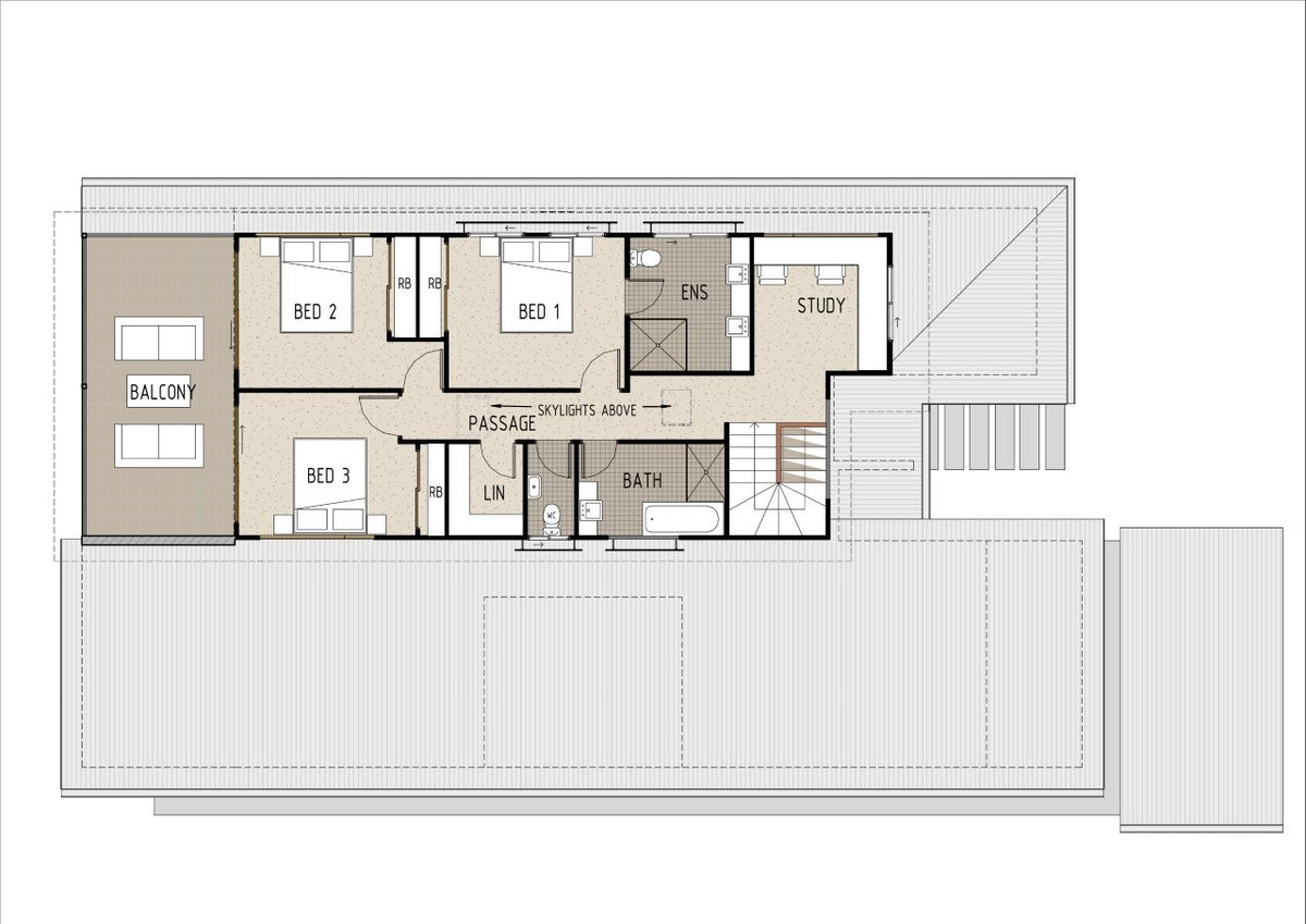 Australian House Design Group D3006 duplex showing modern exterior with dual entrances and contemporary architectural features.