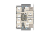 Australian House Design Group D3005 duplex exterior showing modern architecture and landscaped front yard.