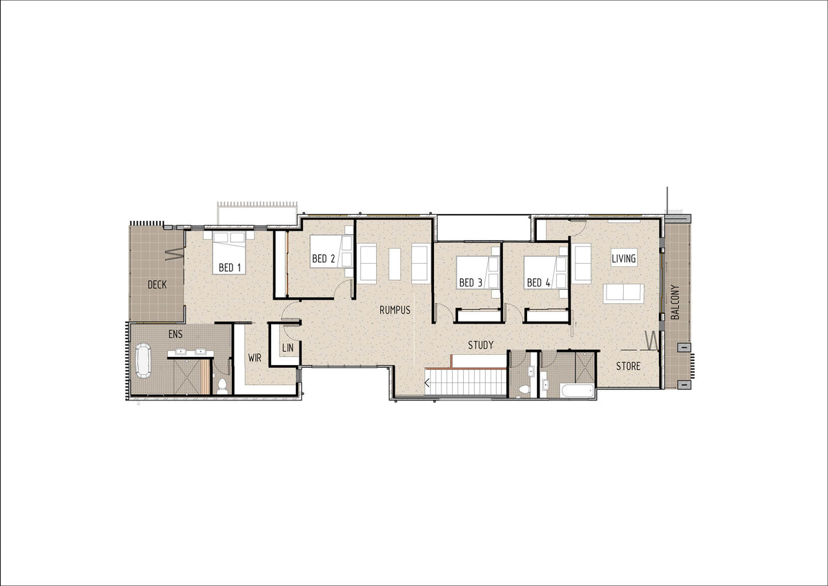 Modern Australian House Design Group M4001 with sleek lines, contemporary architecture, and stylish exterior features.