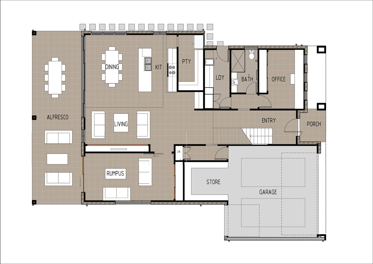 Modern Australian House Design by Australian House Design Group featuring sleek lines and contemporary architecture.