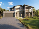 Modern Australian House Design M4013 rendered exterior showing clean lines and contemporary architectural style.