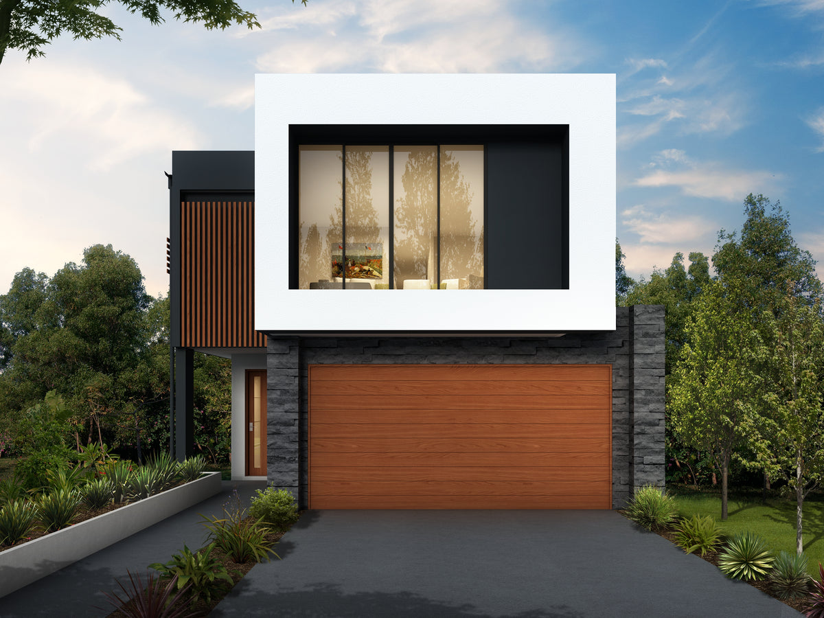 Modern Australian House Design by Australian House Design Group, showcasing sleek contemporary architecture with clean lines and large windows.