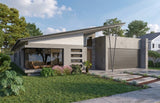 Modern Australian House Design M4040 by Australian House Design Group, showcasing a contemporary home exterior with sleek architecture