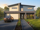 Modern Australian House Design M5018 by Australian House Design Group, featuring contemporary architecture and clean lines.