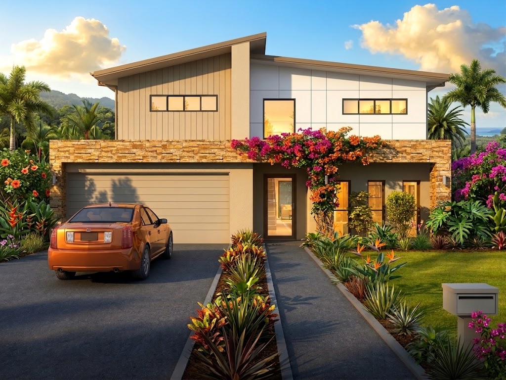 Modern Australian House Design M5022 featuring sleek architecture and contemporary styling by Australian House Design Group.