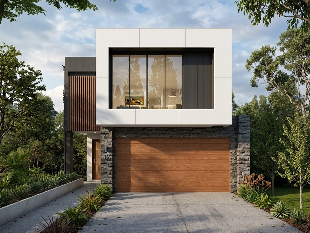 Australian House Design Group SL4003-A small lot plan shown in the image with detailed architectural layout and design features.