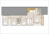 Modern small lot house design by Australian House Design Group, featuring contemporary architecture and stylish exterior details.