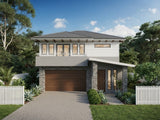 Modern small lot home design by Australian House Design Group, featuring contemporary architecture and stylish exterior details.