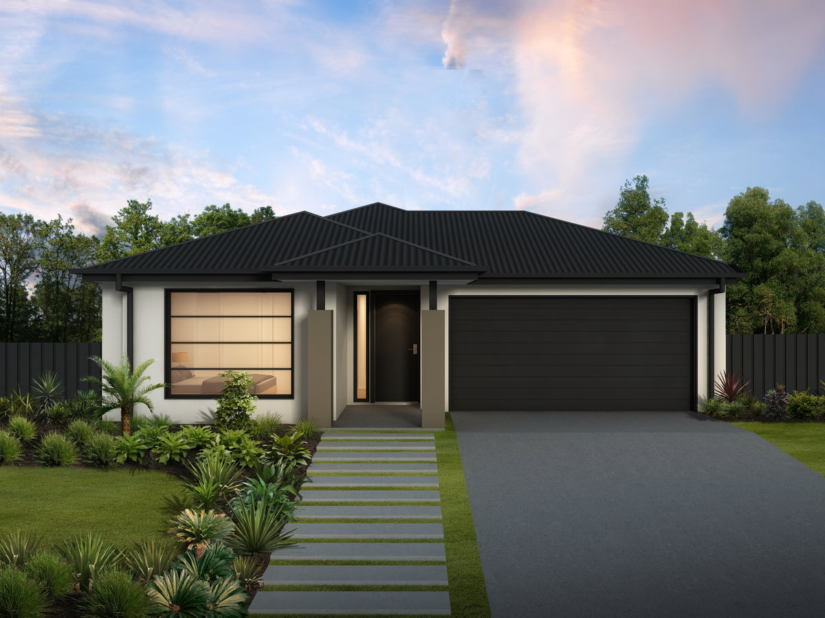 Traditional Australian House Design T3009 model, detailed 3D rendering showing exterior architectural features and design elements.