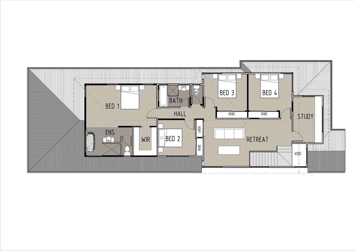 Traditional Australian House Design T4015-A by Australian House Design Group featuring classic architectural elements and detailed exterior.