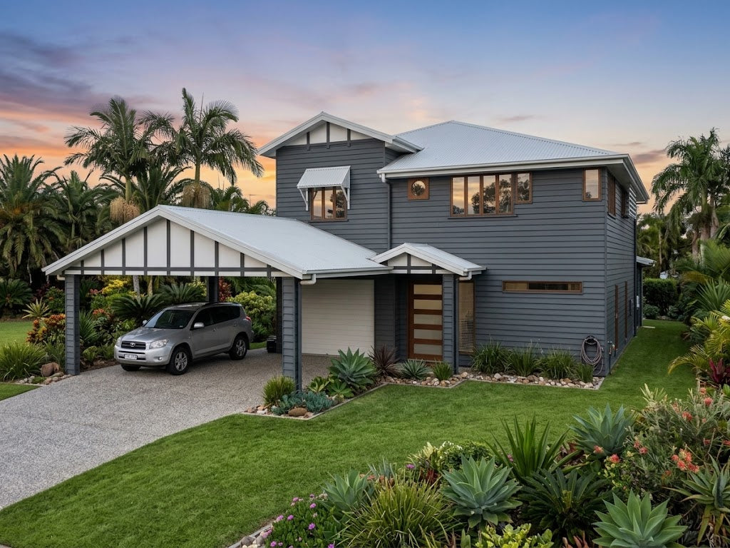 Traditional Australian House Design T4019-A by Australian House Design Group, showcasing architectural drawing and design details.