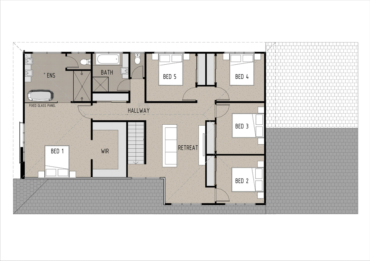 Traditional Australian House Design T5009 featuring classic architectural elements and detailed craftsmanship by Australian House Design Group.