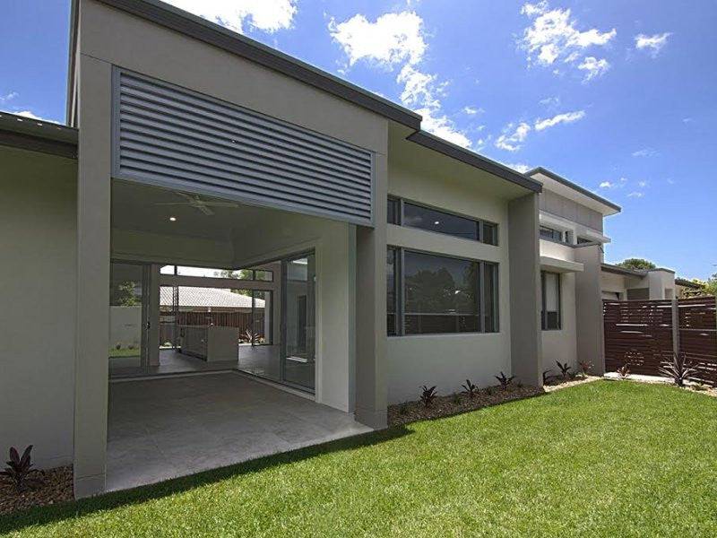 Duplex house plan by Australian House Design Group, showing detailed architectural layout and design features.