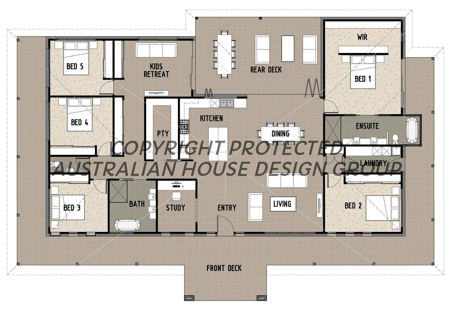 A5001 - Architectural House Designs Australia