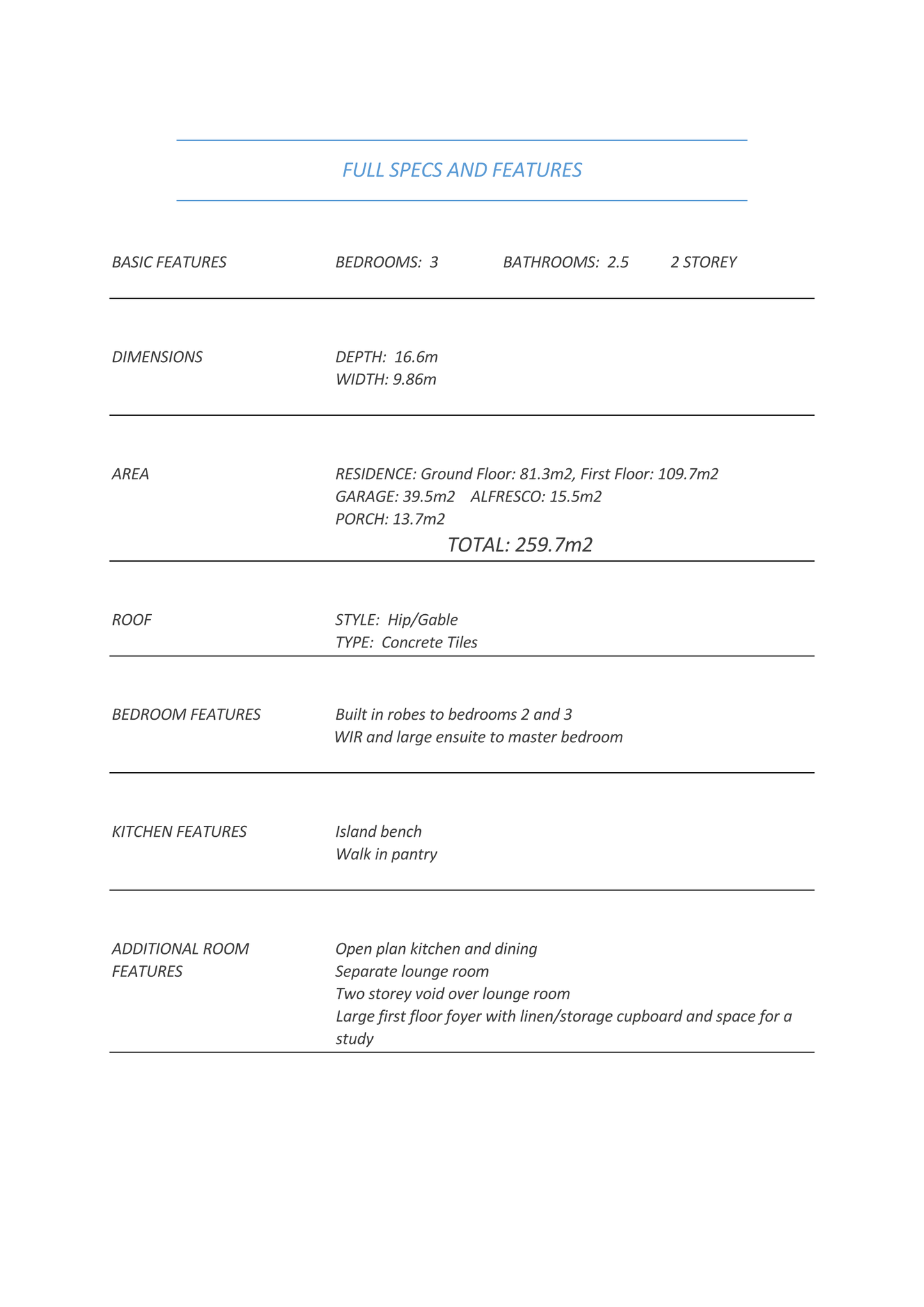 H3002-B - Architectural House Designs Australia