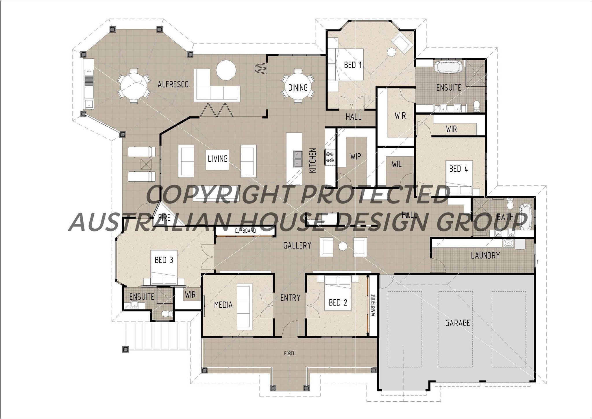 H4003 - Architectural House Designs Australia