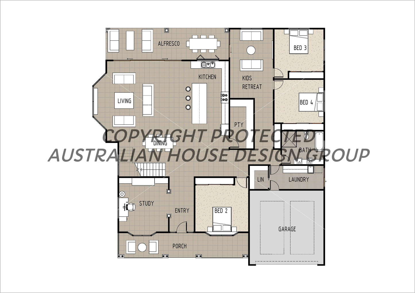 H4005-B - Architectural House Designs Australia