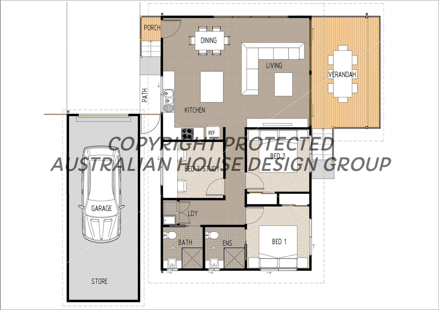 M3004-A - Architectural House Designs Australia