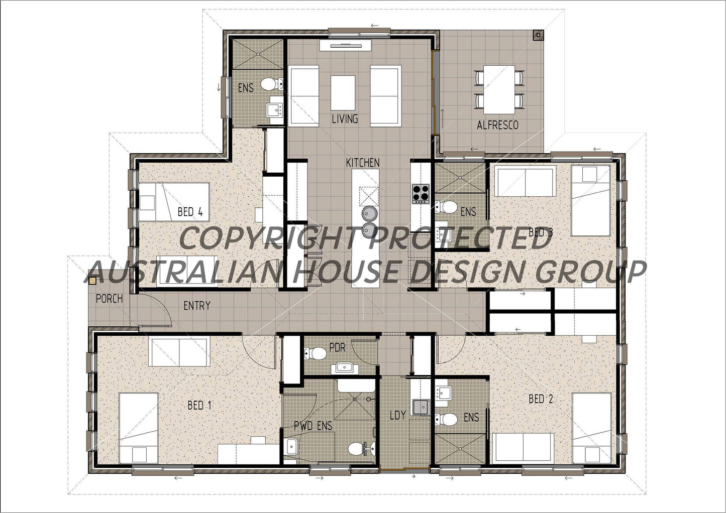 RA4003 - Architectural House Designs Australia