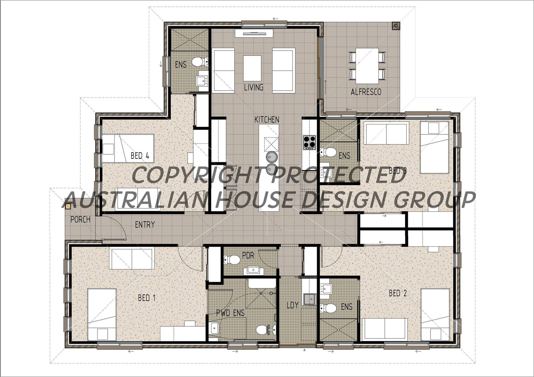 RA4003 - Architectural House Designs Australia