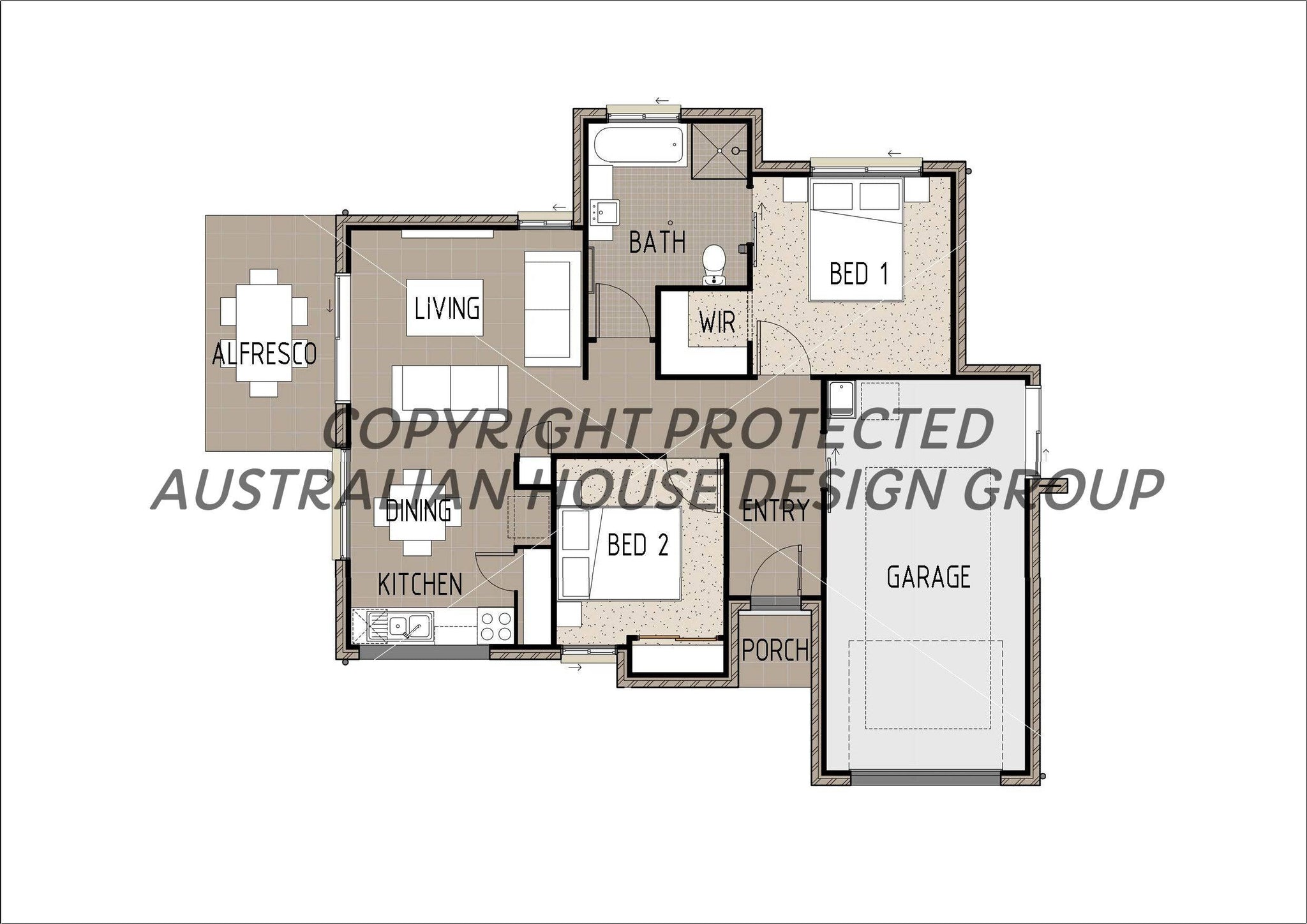 T2001-A - Architectural House Designs Australia