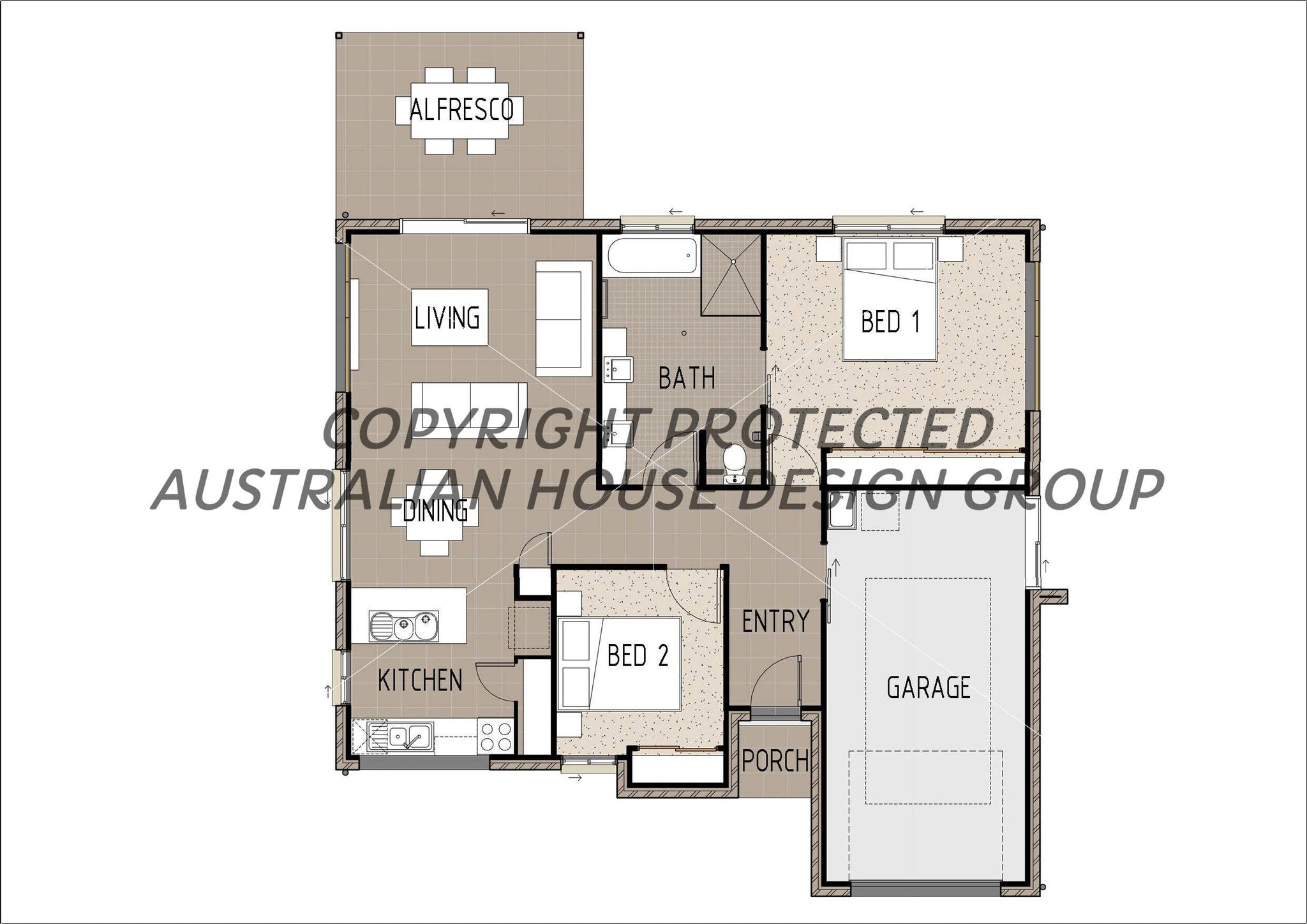 T2001-B - Architectural House Designs Australia